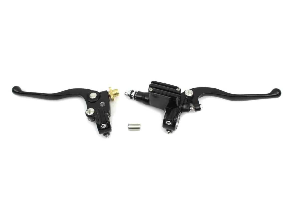Ultima Vintage Control Kit Black with Clutch and Brake for 1 Inch Handlebars – Part 62330B by Ultima