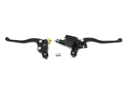 Ultima Vintage Control Kit Black with Clutch and Brake for 1 Inch Handlebars – Part 62330B by Ultima