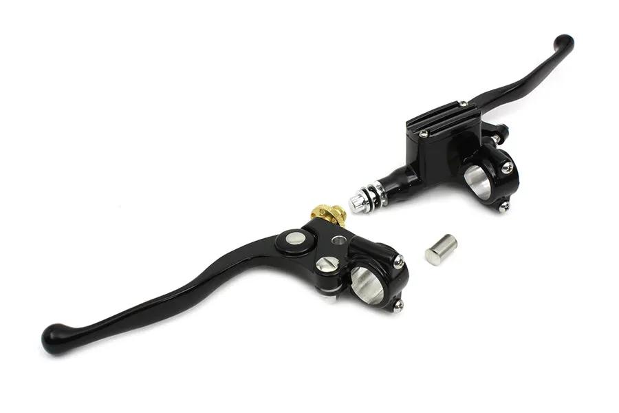 Ultima Vintage Control Kit Black with Clutch and Brake for 1 Inch Handlebars – Part 62330B by Ultima