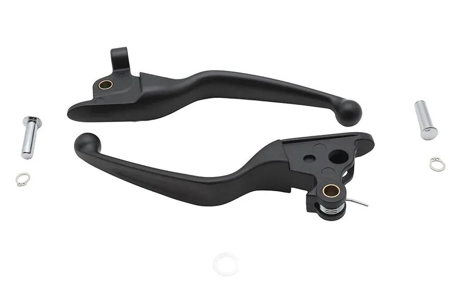 V-Twin Wide Hand Lever Set for Harley Davidson - Model 79061B by V-Twin