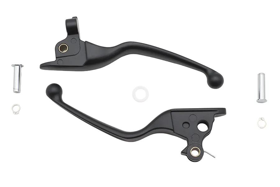 V-Twin Wide Hand Lever Set for Harley Davidson - Model 79061B by V-Twin