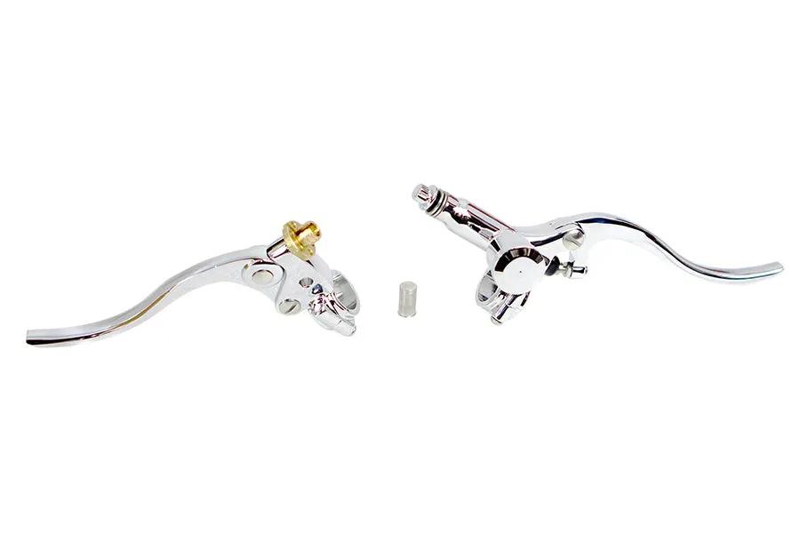 Ultima Hand Control Kit Chrome with 1 Inch Handlebar Fitment - Part 78571 by Ultima