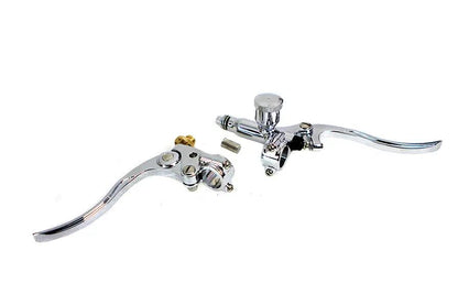 Ultima Hand Control Kit Chrome with 1 Inch Handlebar Fitment - Part 78571 by Ultima