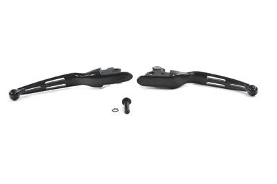 V-Twin H07-0587B Contour 3-Slot Hand Lever Set for Harley Davidson FLT Models by V-Twin
