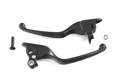 V-Twin H07-0587B Contour 3-Slot Hand Lever Set for Harley Davidson FLT Models by V-Twin
