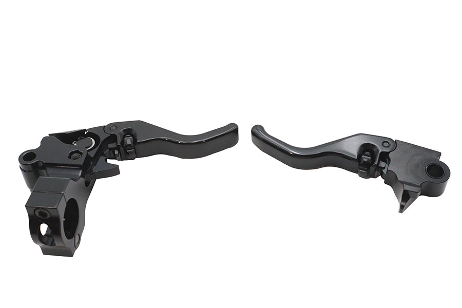 V-Twin Tamer E-Z Finger Lever Control Set Black 78992B