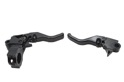 V-Twin Tamer E-Z Finger Lever Control Set Black 78992B