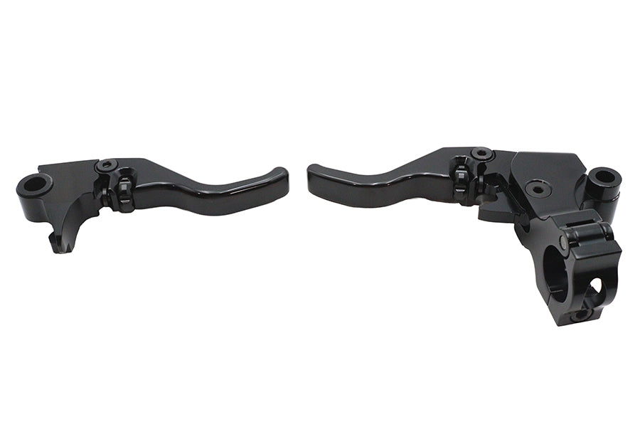 V-Twin Tamer E-Z Finger Lever Control Set Black 78992B