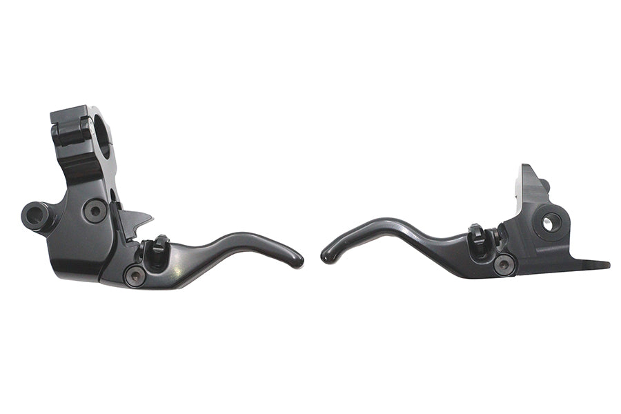 V-Twin Tamer E-Z Finger Lever Control Set Black 79097B