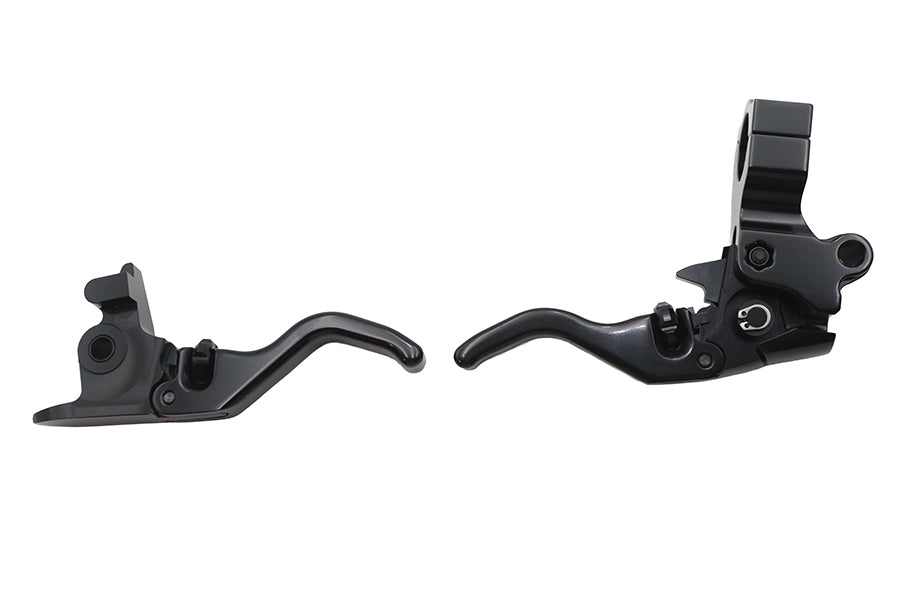 V-Twin Tamer E-Z Finger Lever Control Set Black 79097B