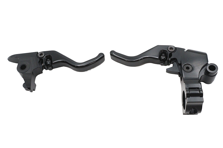 V-Twin Tamer E-Z Finger Lever Control Set Black 79097B