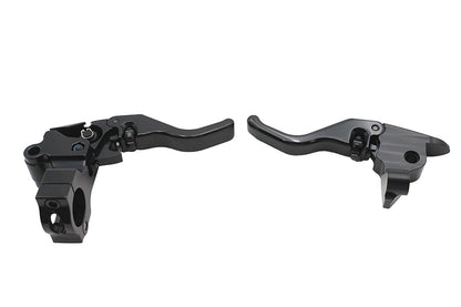 V-Twin Tamer E-Z Finger Black Lever Control Set 79098B