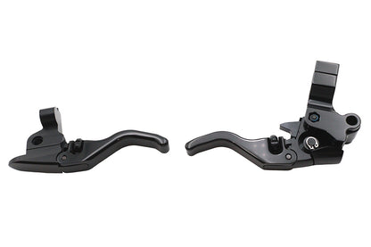 V-Twin Tamer E-Z Finger Black Lever Control Set 79098B