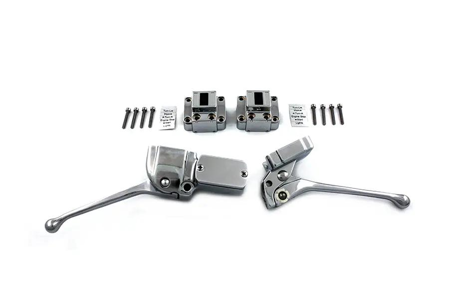 V-Twin Handlebar Control Kit Chrome for Harley Davidson XL 1972-1981 by V-Twin