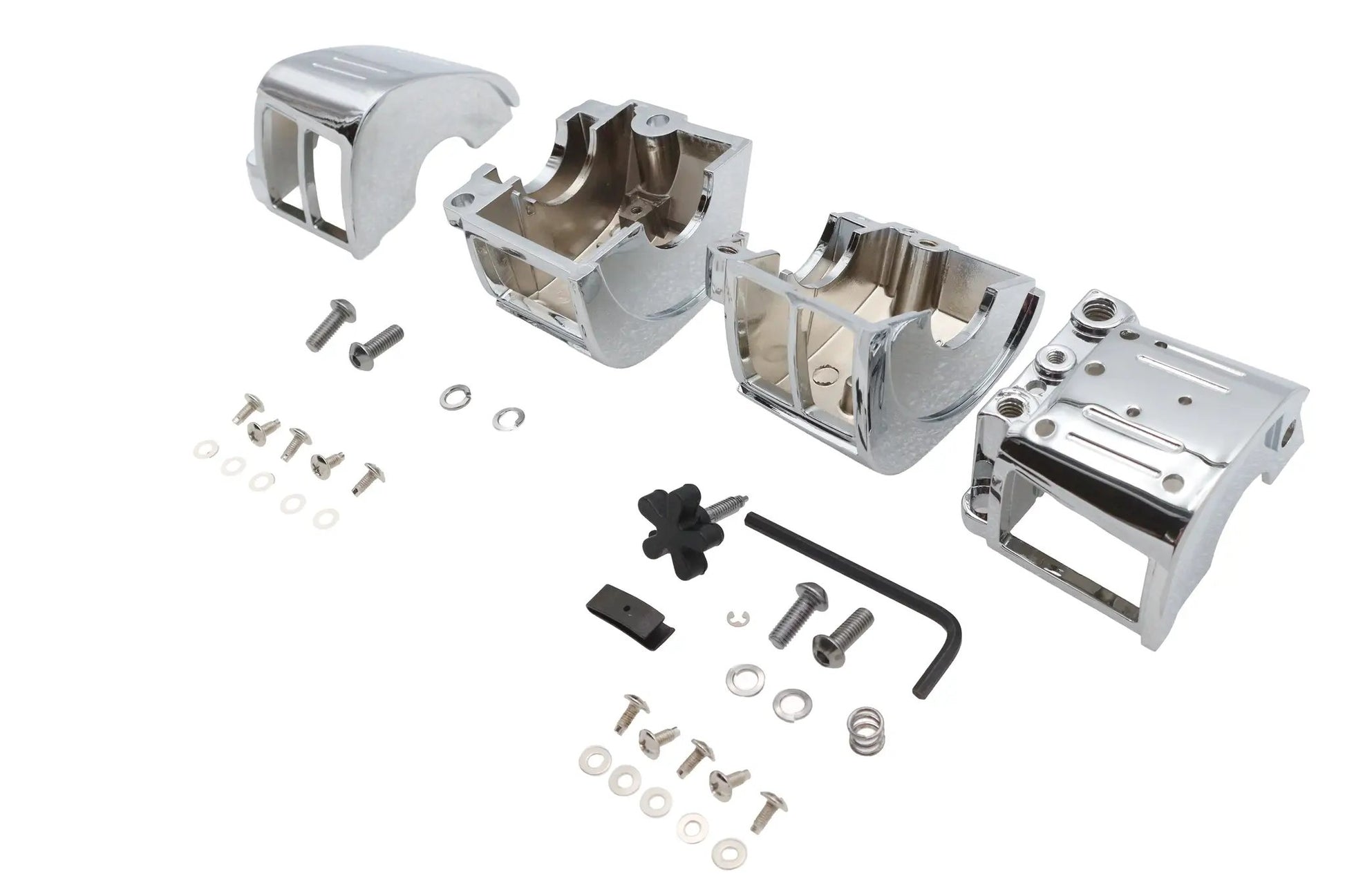 V-Twin Handlebar Switch Housing Chrome for Harley Davidson XL (1982-1991) by V-Twin