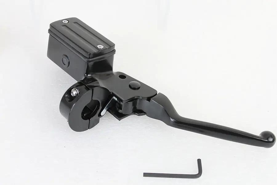 V-Twin Handlebar Master Cylinder 3/4 inch Bore Black for Harley Davidson (Part #07-0540B-1) by V-Twin