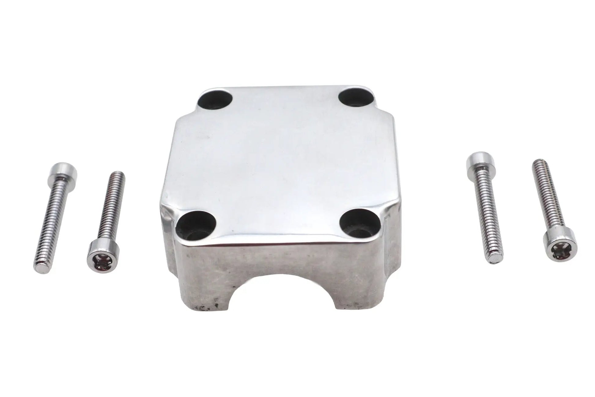 V-Twin Handlebar Control Switch Cover Smooth Polished for Harley Davidson FL 1972-1981 by V-Twin