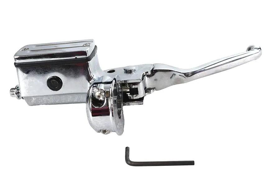 V-Twin Handlebar Master Cylinder Assembly 11/16 Inch Bore for Harley Davidson FXD and FLST by V-Twin