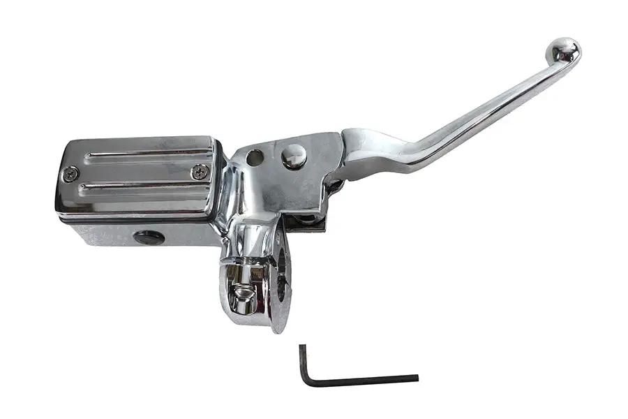 V-Twin Handlebar Master Cylinder Assembly 11/16 Inch Bore for Harley Davidson FXD and FLST by V-Twin