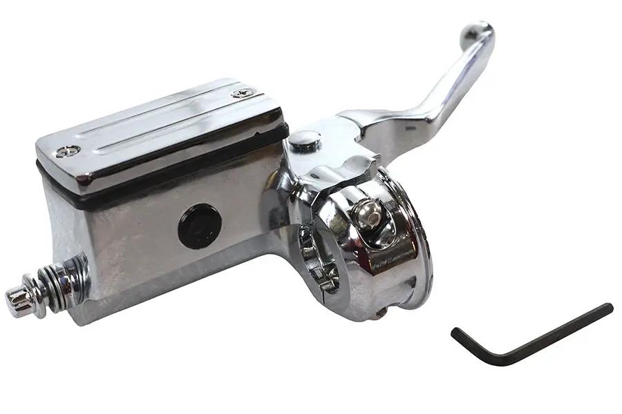 V-Twin Handlebar Master Cylinder Assembly 11/16 Inch Bore for Harley Davidson FXD and FLST by V-Twin