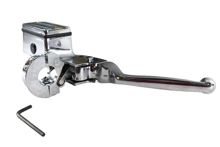 V-Twin Handlebar Master Cylinder Assembly 11/16 Inch Bore for Harley Davidson FXD and FLST by V-Twin