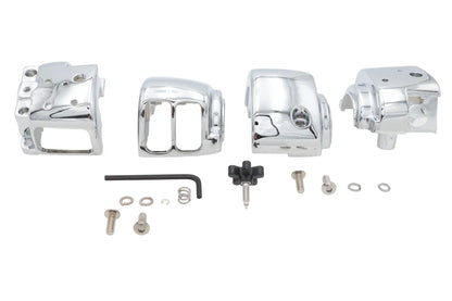 V-Twin Handlebar Switch Housing Kit Chrome for Harley Davidson VRSC and XL Models - Part 42864 by V-Twin