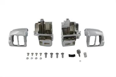 V-Twin Handlebar Switch Housing Kit Chrome Part 83447 for Harley Davidson FLHTCU by V-Twin