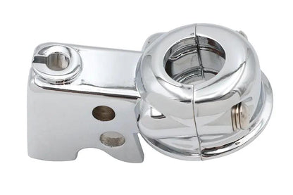 V-Twin Clutch Hand Lever Bracket with Clamp Chrome – Fits Harley Davidson FXST (1996-2005) by V-Twin