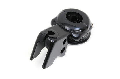 V-Twin Clutch Hand Lever Bracket with Clamp Black for Harley Davidson FXST (1996-2005) by V-Twin