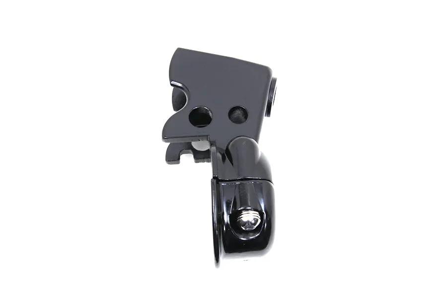 V-Twin Clutch Hand Lever Bracket with Clamp Black for Harley Davidson FXST (1996-2005) by V-Twin