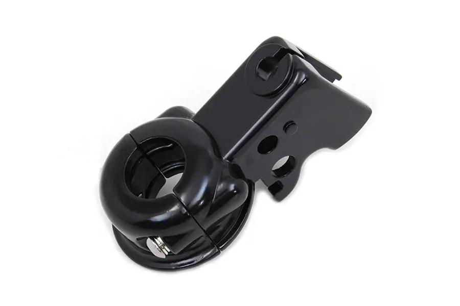 V-Twin Clutch Hand Lever Bracket with Clamp Black for Harley Davidson FXST (1996-2005) by V-Twin
