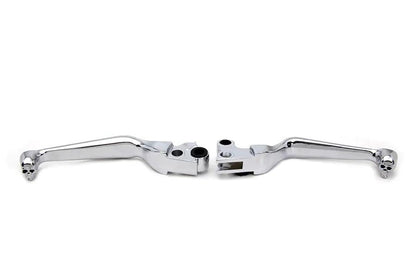 V-Twin Skull Contour Hand Lever Set for Harley Davidson FXST (1996-2005) by V-Twin