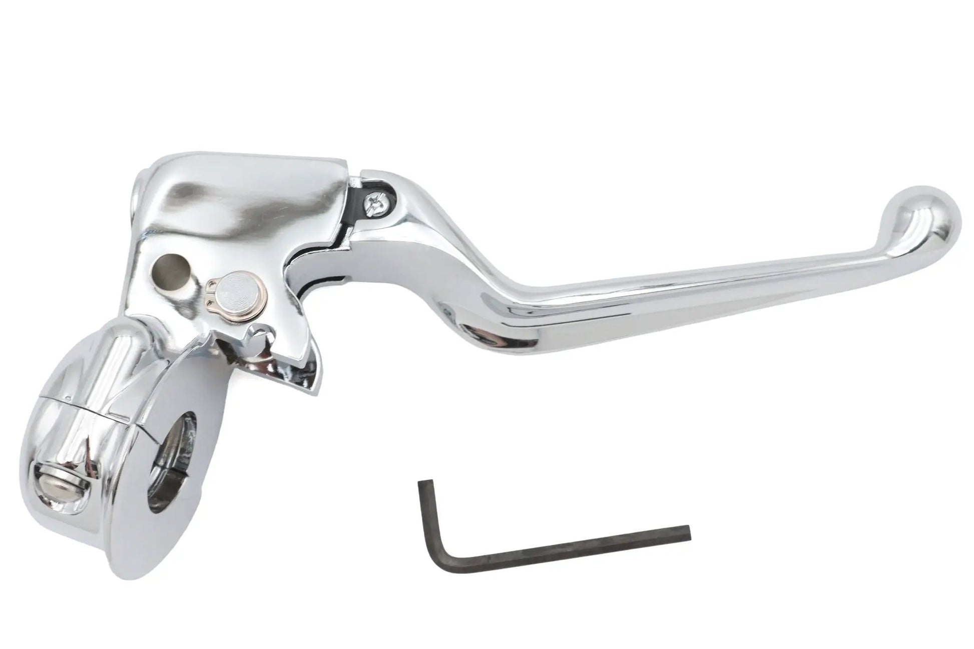 V-Twin Clutch Hand Lever Assembly Chrome for Harley Davidson FLHR and FLHT (Part #75584) by V-Twin