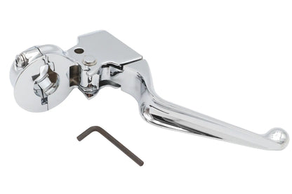 V-Twin Chrome Clutch Hand Lever Assembly for Harley Davidson FLHR and FLHT Models by V-Twin