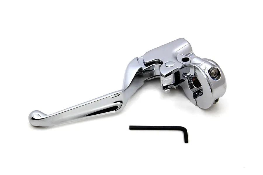 V-Twin Clutch Lever Assembly for Harley Davidson XL Models - Chrome Finish by V-Twin