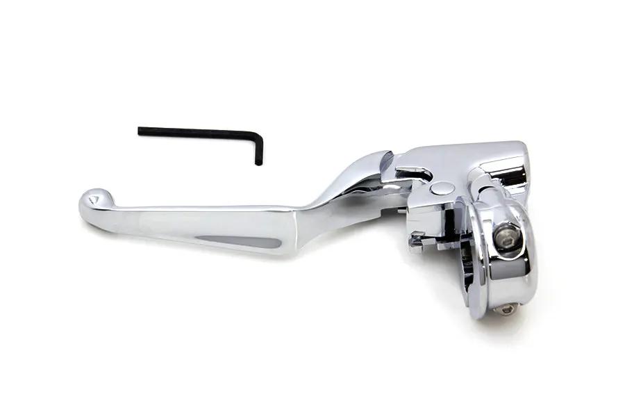 V-Twin Clutch Lever Assembly for Harley Davidson XL Models - Chrome Finish by V-Twin
