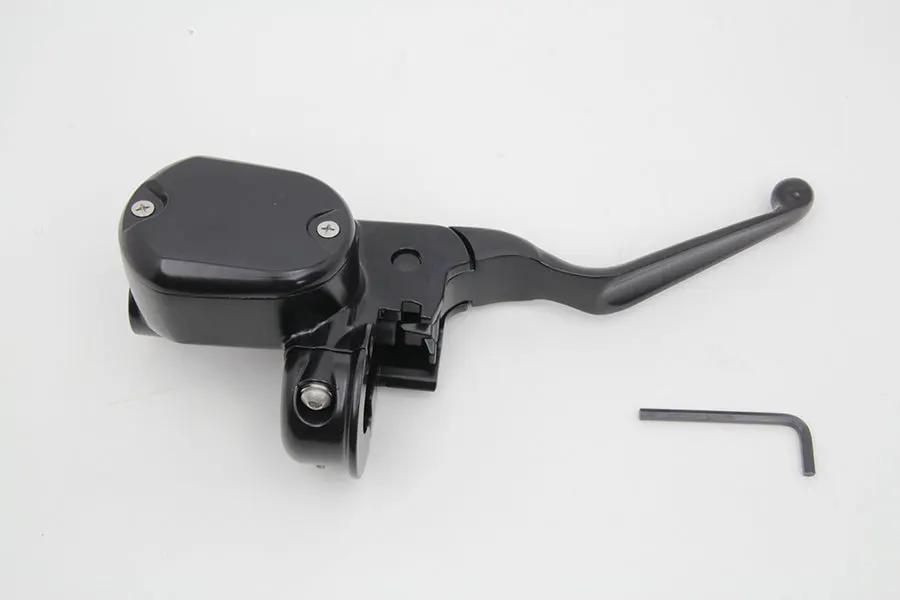 V-Twin Handlebar Master Cylinder Assembly for Harley Davidson XL Models - Black, Part 63664B by V-Twin