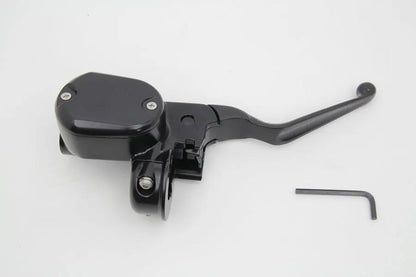 V-Twin Handlebar Master Cylinder Assembly for Harley Davidson XL Models - Black, Part 63664B by V-Twin