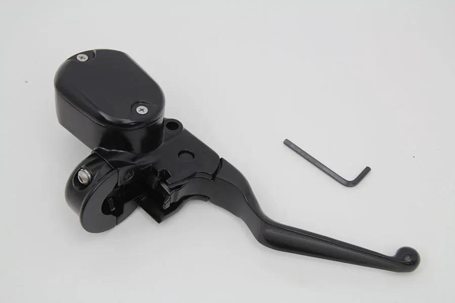 V-Twin Handlebar Master Cylinder Assembly for Harley Davidson XL Models - Black, Part 63664B by V-Twin
