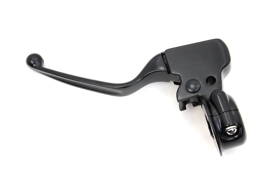 V-Twin Clutch Hand Lever Black for Harley Davidson FLHT and FLHR Models - Part H07-0780MB-2 by V-Twin