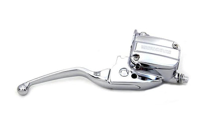 V-Twin Chrome Front Brake Master Cylinder Assembly for Harley Davidson FLHT, FLHR, FLHX (Part #H07-0789-1) by V-Twin