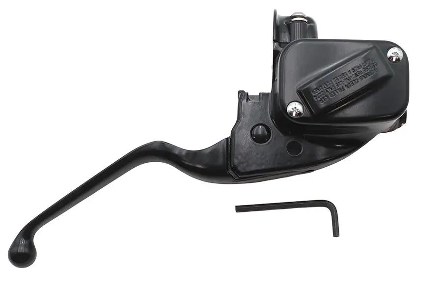 V-Twin 26-2260 Brake Master Cylinder Assembly with Black Finish for Harley Davidson FLST & FXST (2018-2024) by V-Twin