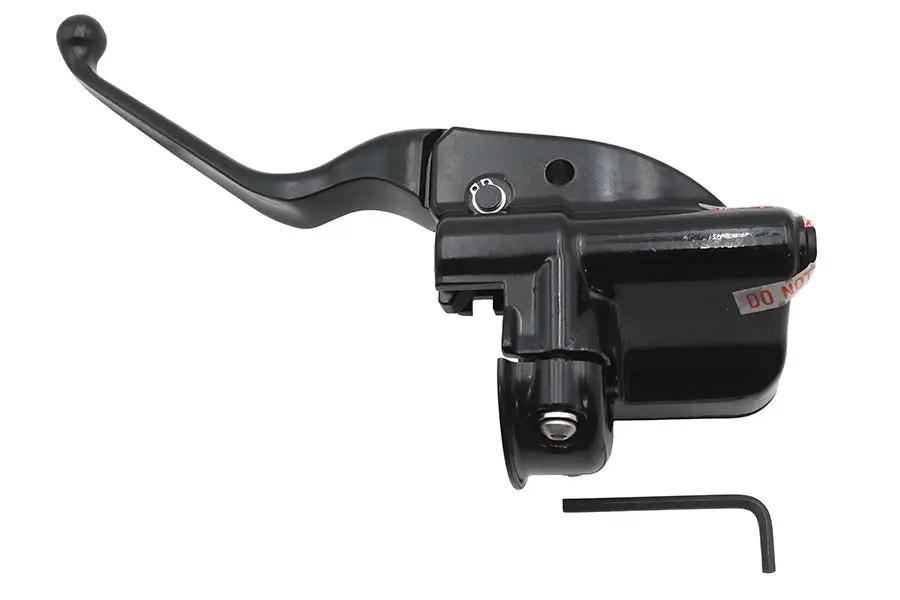 V-Twin 26-2260 Brake Master Cylinder Assembly with Black Finish for Harley Davidson FLST & FXST (2018-2024) by V-Twin