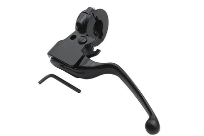 V-Twin Clutch Lever Perch Assembly Black for Harley Davidson FXST & FLST Models by V-Twin