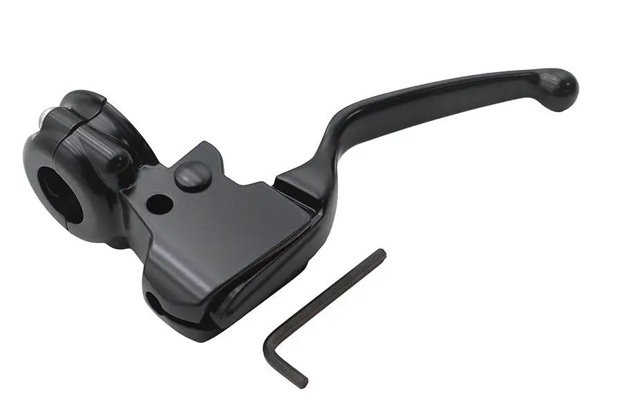 V-Twin Clutch Lever Perch Assembly Black for Harley Davidson FXST & FLST Models by V-Twin