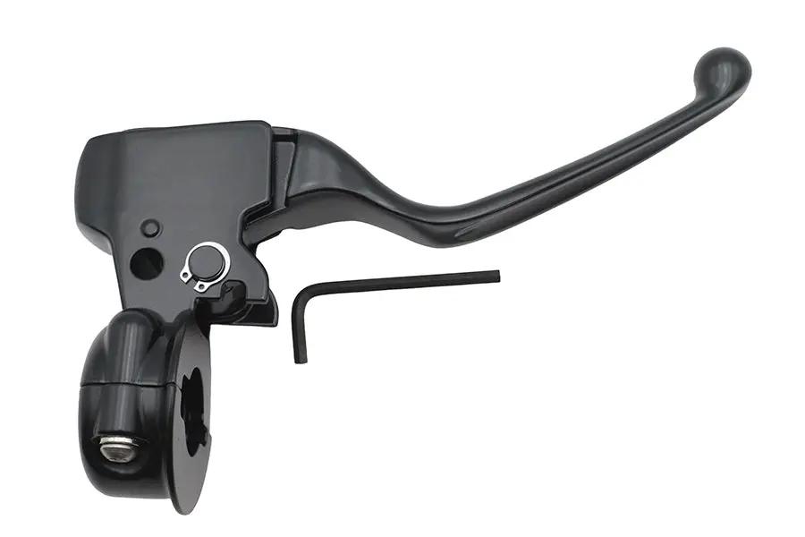 V-Twin Clutch Lever Perch Assembly Black for Harley Davidson FXST & FLST Models by V-Twin