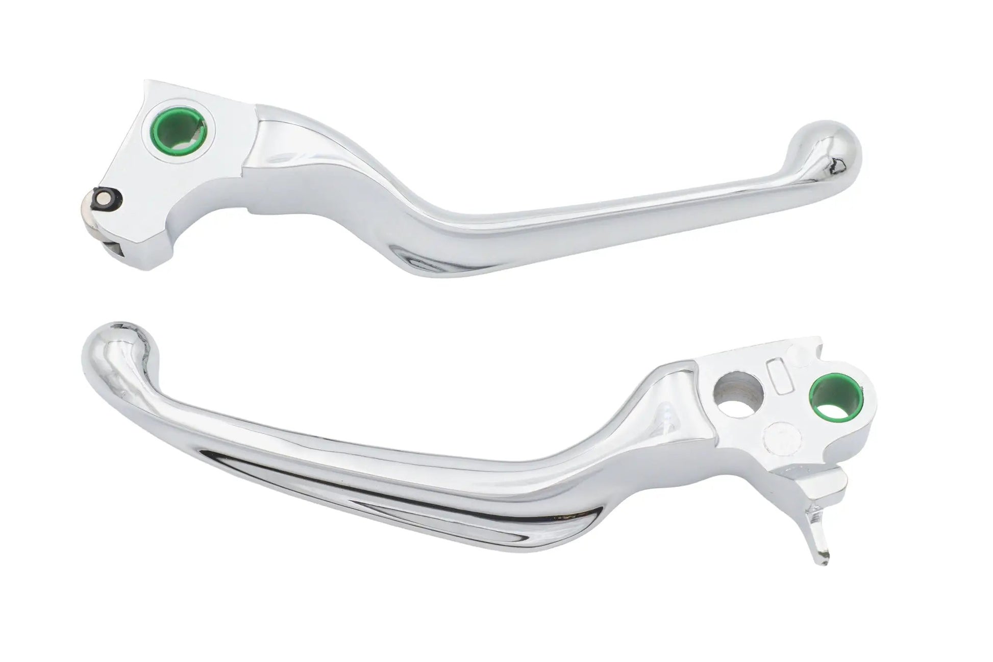 Ultima Chrome Hydraulic Hand Lever Set for Harley Davidson Models – Part 47-501 by Ultima