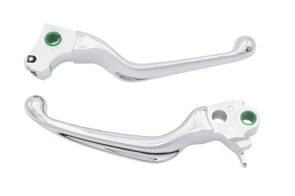 Ultima Chrome Hydraulic Hand Lever Set for Harley Davidson Models – Part 47-501 by Ultima
