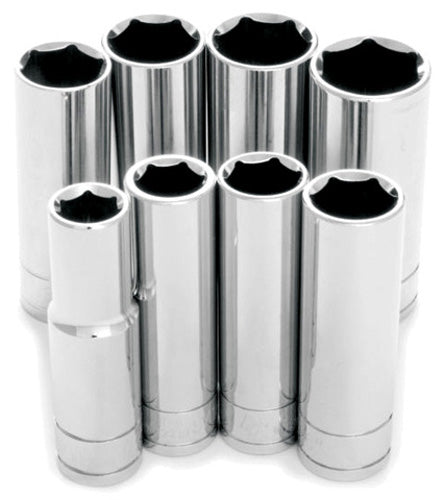 Performance Tool W32300 8-Piece 1/2 inch Drive SAE Socket Set