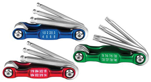 Performance Tool W80291 3-Piece Aluminum Hex & Star Key Set for Automotive and Mechanical Applications